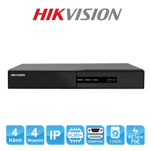 Đầu ghi hình IP HIKVISION DS-7104NI-Q1/4P/M Đầu ghi hình IP HIKVISION DS-7104NI-Q1/4P/M